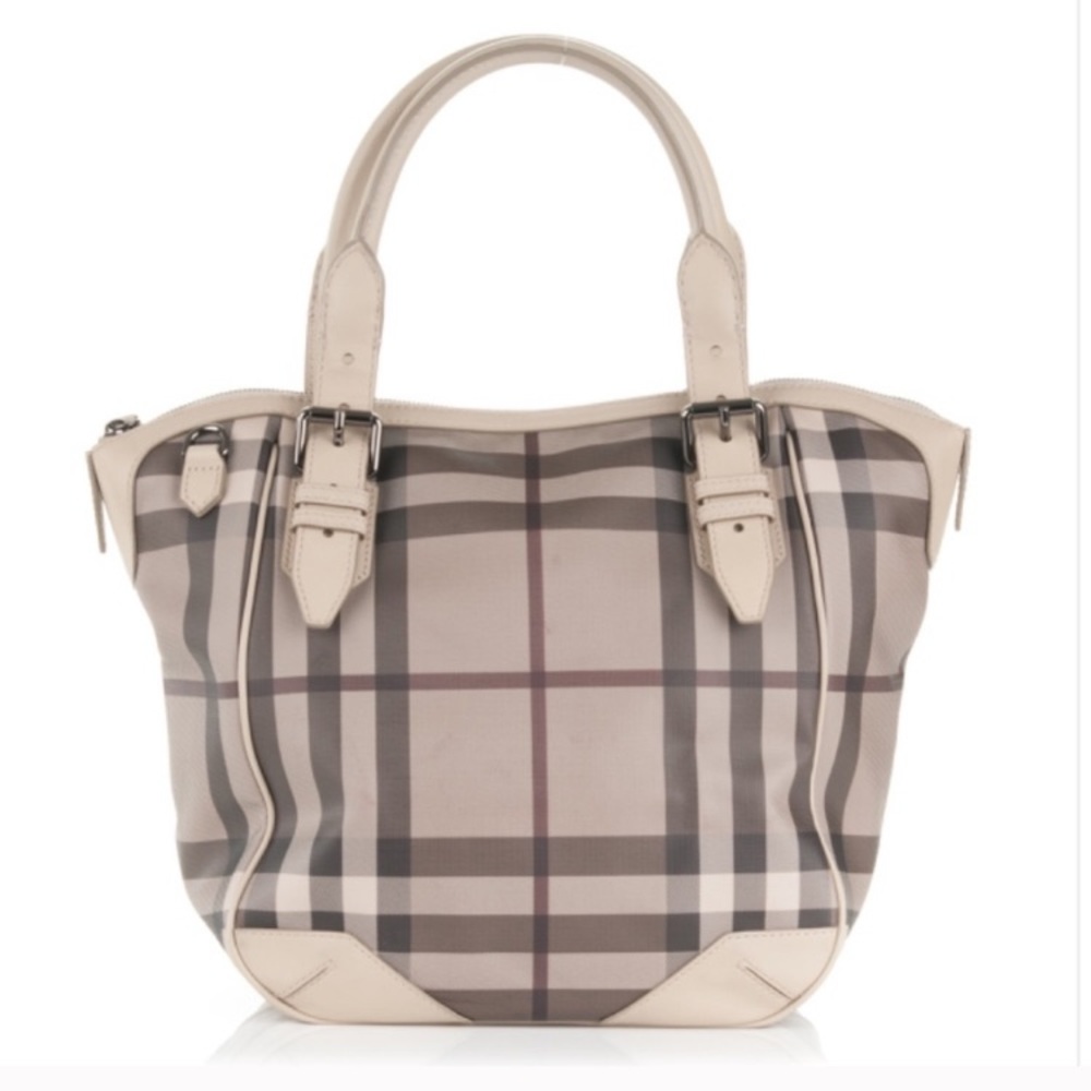 Authentic Burberry Horseferry Smoked Tote